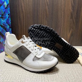 LV Summer Fashion Calf Leather Lace Up Sneakers For Men