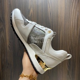 LV Summer Fashion Calf Leather Lace Up Sneakers For Men