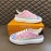 LV Tie-Dyed Monogram Cowhide Thick Soled Sneakers For Men And Women Pink
