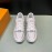 LV Suede Mesh Sneakers For Men White