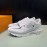 LV Suede Mesh Sneakers For Men White