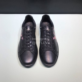 LV Summer Printed Casual Sneakers For Men Black
