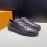 LV Black Cowhide Casual Sneakers For Men