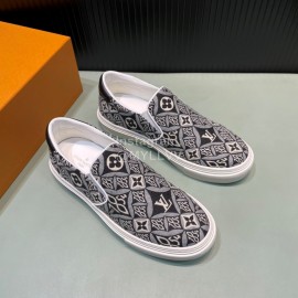 LV Vintage Jacquard Canvas Shoes For Men