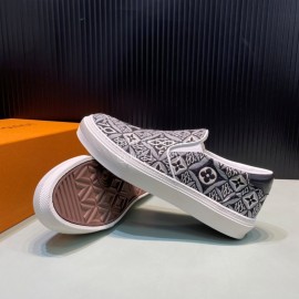 LV Vintage Jacquard Canvas Shoes For Men