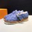 LV Winter Wool Denim Casual Shoes For Men Blue