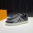 LV Vintage Jacquard Canvas Casual Sneakers For Men Black