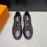 LV Transparent Leather Casual Sneakers For Men Black