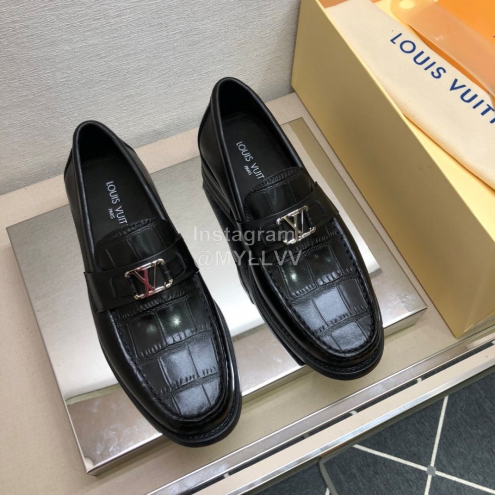 LV Cowhide Casual Loafers For Men