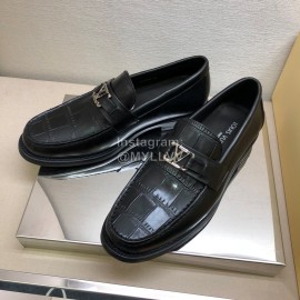 LV Cowhide Casual Loafers For Men