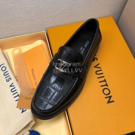 LV Cowhide Casual Loafers For Men
