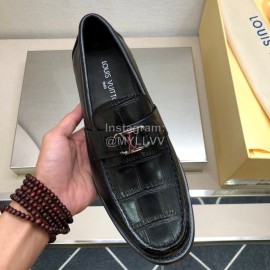LV Cowhide Casual Loafers For Men