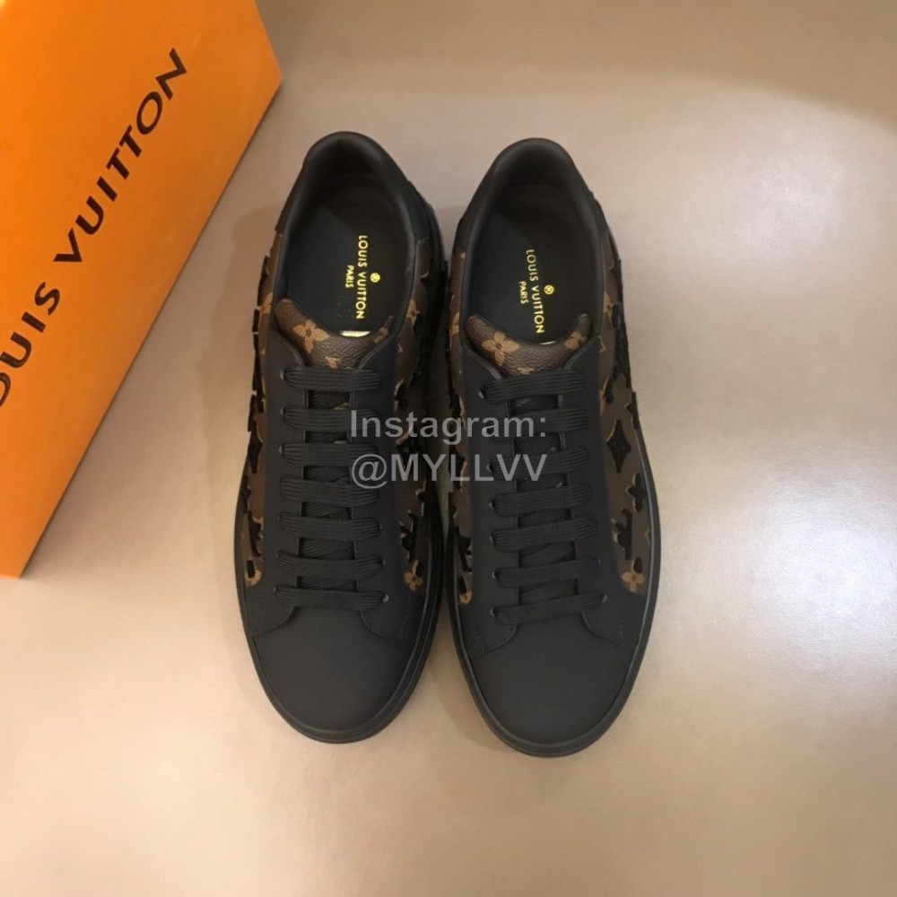 LV Winter Monogram Cowhide Sneakers For Men 