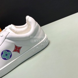 LV Calf Leather Lace Up Sneakers For Men