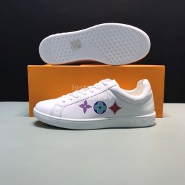 LV Calf Leather Lace Up Sneakers For Men