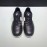 LV Black Calf Leather Lace Up Sneakers For Men