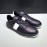 LV Black Calf Leather Lace Up Sneakers For Men
