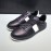 LV Black Calf Leather Lace Up Sneakers For Men