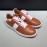 LV Classic Calf Leather Lace Up Sneakers For Men Brown
