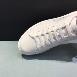 LV Cowhide Casual Sneakers For Men And Women Gold