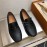 LV Black Calf Leather Loafers For Men