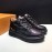 LV Cowhide Thick Soled Elevated High Top Casual Shoes For Men