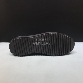 LV Cowhide Casual Sneakers For Men And Women Black