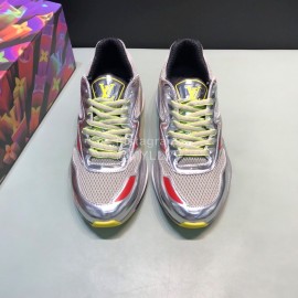 LV Cowhide Mesh Casual Sneakers For Men