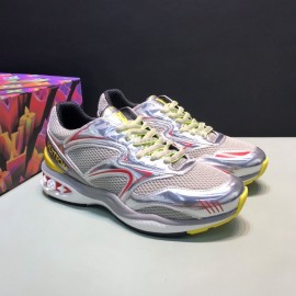 LV Cowhide Mesh Casual Sneakers For Men