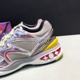 LV Cowhide Mesh Casual Sneakers For Men