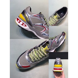 LV Cowhide Mesh Casual Sneakers For Men