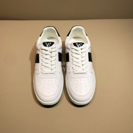 LV White Cowhide Casual Sneakers For Men
