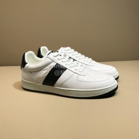 LV White Cowhide Casual Sneakers For Men