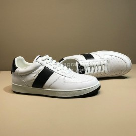 LV White Cowhide Casual Sneakers For Men
