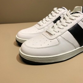 LV White Cowhide Casual Sneakers For Men