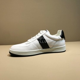 LV White Cowhide Casual Sneakers For Men