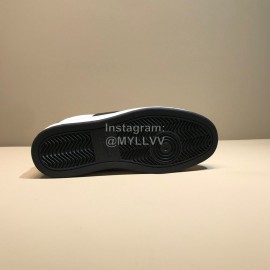 LV White Cowhide Casual Sneakers For Men