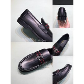 LV Calf Leather Loafers For Men