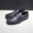 LV Black Calf Leather Loafers For Men