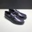 LV Calf Leather Letter Buckle Loafers For Men Black