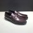 LV Calf Leather Letter Buckle Loafers For Men Coffee