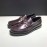 LV Calf Leather Letter Buckle Loafers For Men Coffee
