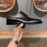 LV Calf Leather Lace Up Business Shoes For Men Black