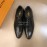 LV Black Cowhide Lace Up Business Shoes For Men