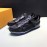 LV Cowhide Canvas Casual Sneakers For Men Black