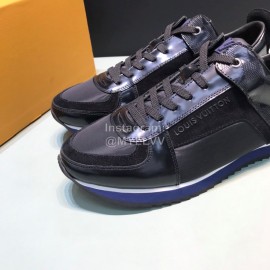 LV Cowhide Canvas Casual Sneakers For Men Black