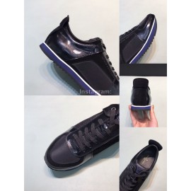 LV Cowhide Canvas Casual Sneakers For Men Black