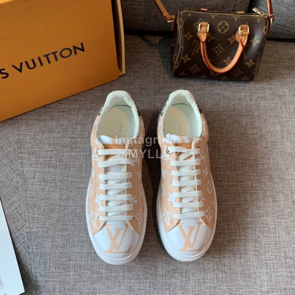 Lv Thick Soled Casual Shoes Orange