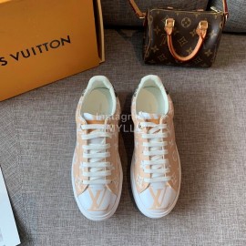 Lv Thick Soled Casual Shoes Orange