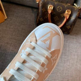 Lv Thick Soled Casual Shoes Orange